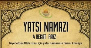 Yatsı Namazı Nasıl Kılınır